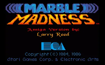 Marble Madness screen shot title